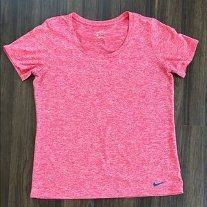 Nike Orange/Pink Short Sleeve Dri-Fit Athletic Top